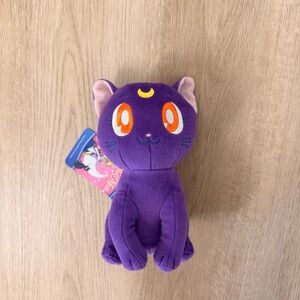 NWT Clever Idiots Sailor Moon Plush 8” (Luna)